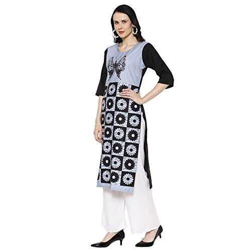 Image of Women's Crepe Regular Kurta