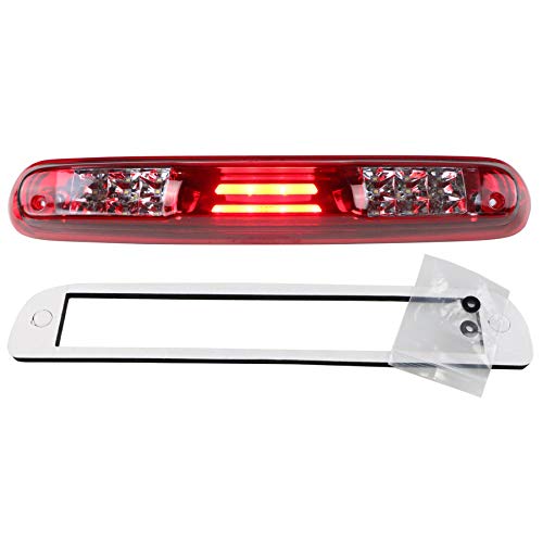 Fit For 2007 2008 2009 2010 2011 2012 2013 Chevy Silverado / Gmc Sierra 1500 2500 3500 Hd Rear Roof Center Led Third 3Rd Brake Cargo Light Assembly High Mount Brake Tail Light #TOP6