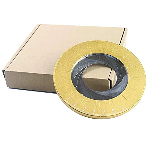 YUMILI Einstellbares Kreis Zeichnungswerkzeug, Rotary Kreisschablone, Metall Circle Drawing Ruler, Verstellbar Kreis Zeichenschablone, Teleskopisch Aus Edelstahl 304 Zum Zeichnen Von Kreisen