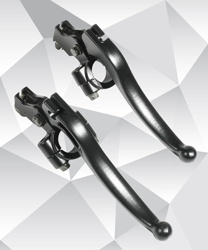 Esewalas B0C536E Clutch Lever,Bike Brake Levers,Car Accessories 7/8 Inch 22Mm Left And Right Universal Clutch Brake Handle Levers Perch,Compatible thumb #1