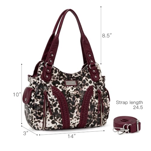 Image of Montana West Hobo Bag Soft Handbag with Crossbody Strap | Everyday Use Purses for Women, Large Capacity Handbag, Casual Hobo Bag