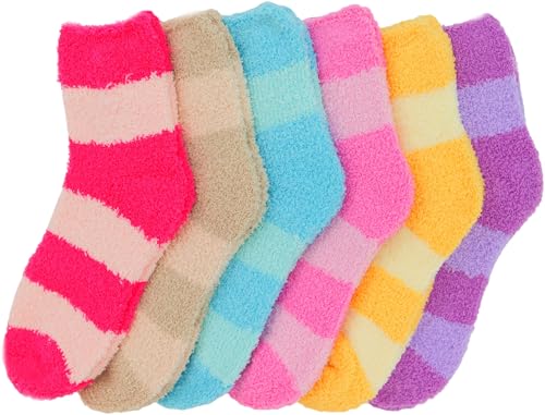 Image of ToBeInStyle Women's Pack of 6 Assorted Style Winter Socks