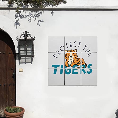 Carreaux Céramique Décoratif Finition Premium Illustration Tigre de Java - 3