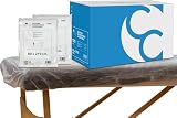Sábana de Camilla Desechable SMS Ajustable 80x210 cm (20g) | Color Blanco (10 uds)