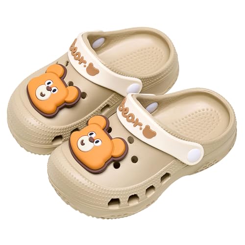 SMajong Enfants Sabots et Mules Fille Garçon Sandales de Plage Respirante Pantoufles Maison Chaussures de Jardin Été 23/24 EU（Étiquette 15）