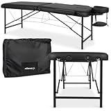 HABYS Rico Massageliege Therapieliege fest 67 cm | Stabile Massageliege aus Stahl | 2-Zonen Behandlungsliege für Physiotherapie, Reha & Massage | 5 cm Polsterung | bis 250 kg