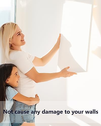 Image of NACETURE Heavy Duty Picture Rail Hooks, White 10 Pack for Hanging Cables