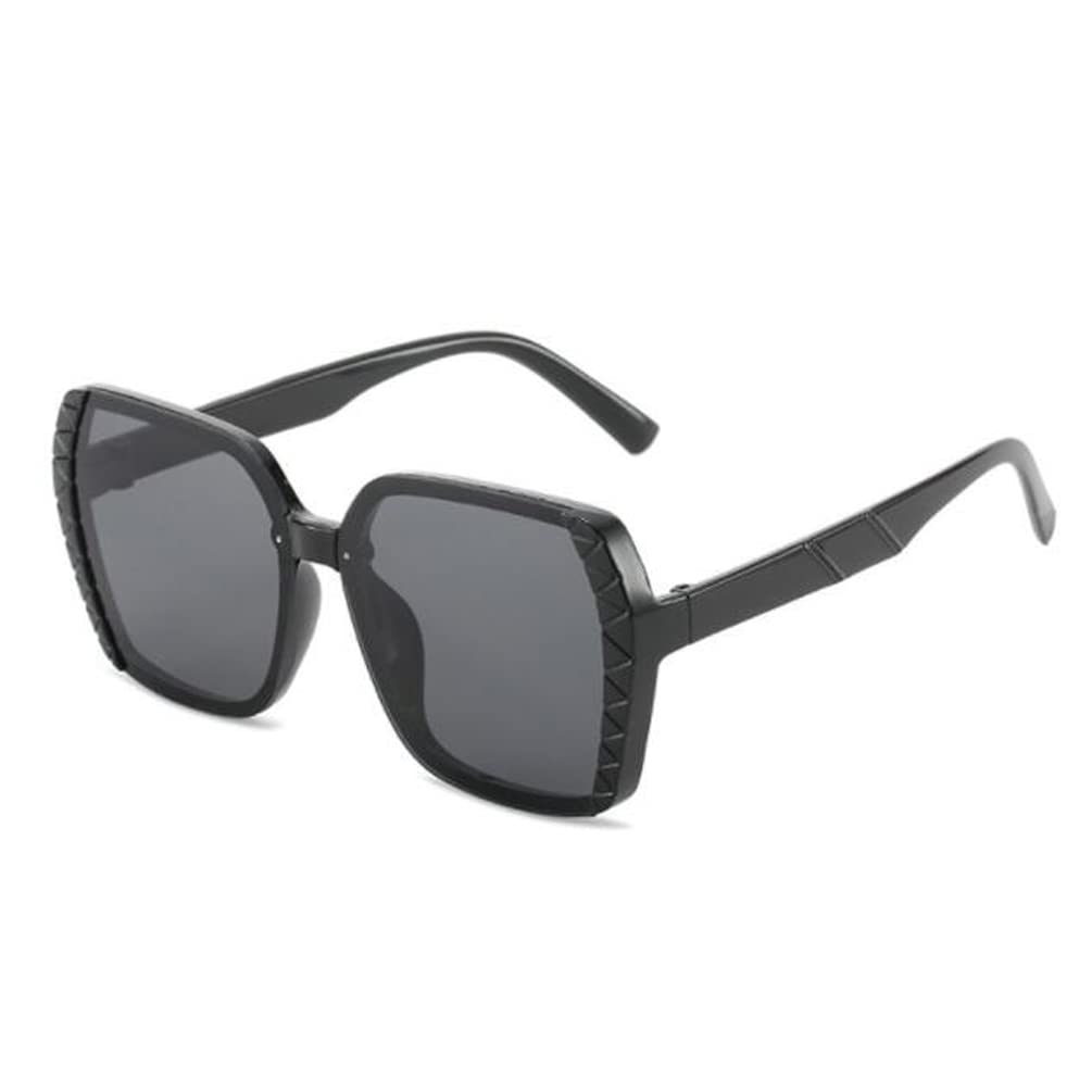 Square Large Frame Shade Sunglasses Fashion Women UV Protection Sunglasses for Women Men