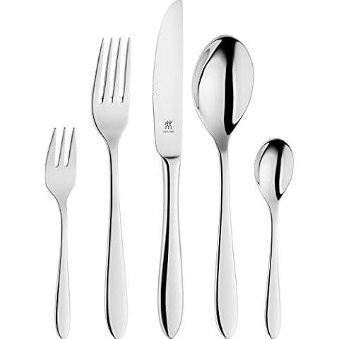 ZWILLING Style Besteck-Set, 30-teilig, Für 6 Personen, 18/10 Edelstahl/Hochwertiger Klingenstahl, Poliert, Silber Cover