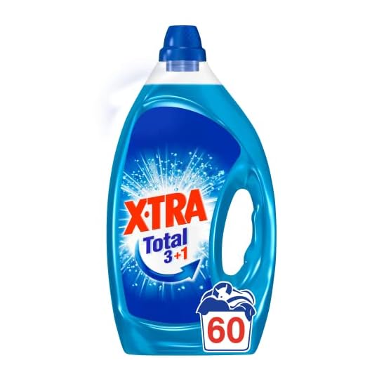 XTRA Total - Lessive Liquide Universelle - Blanc et Couleur - 60 Lavages (3L)