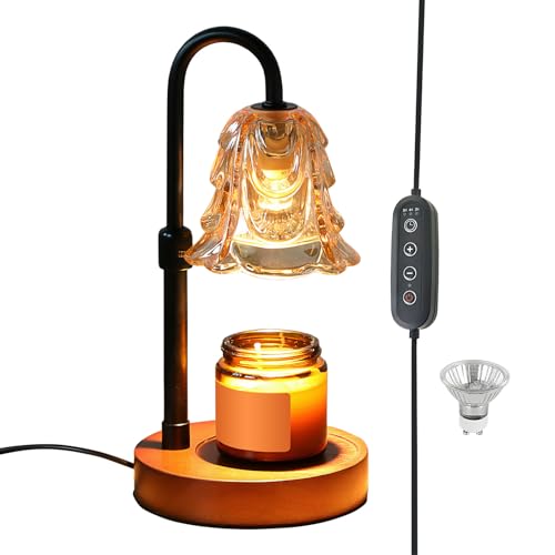 usefulbeauty Lámpara Calentadora De Velas,Lámpara de Mesa Vintage con Intensidad Regulable | Derretidora De Velas - Para Mujeres y Mamá, para Dormitorio, para Cena Romántica y
