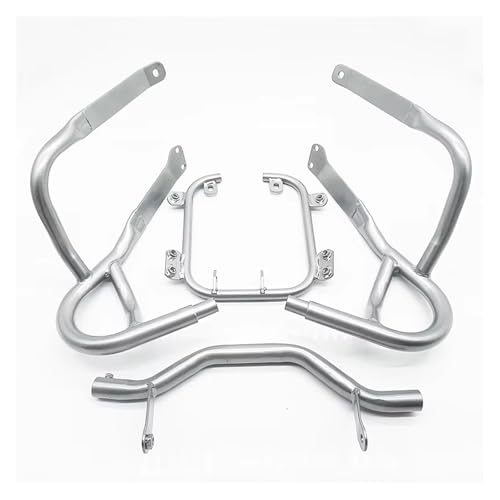 Crash bar BMW R1200RT 2005-2013 protection moteur avant argent