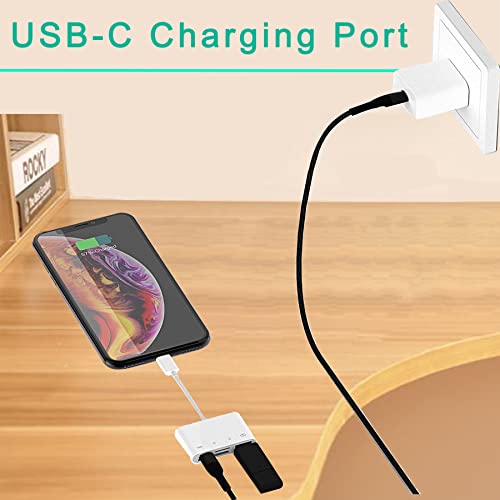 Usb-C Sd Card Reader, 4 In 1 Usb Otg Adapter Compatible Sd/Tf Card With Charging Port Memory Card Reader For Camera, Phone With Usb-C Port, Notebook And More Usb C Devices #TOP4