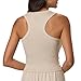 Hanes Women's Originals Racerback Crop Tank, 2-Pack, Comfywear Supersoft Rib Cropped Tank Top Loungewear Pack