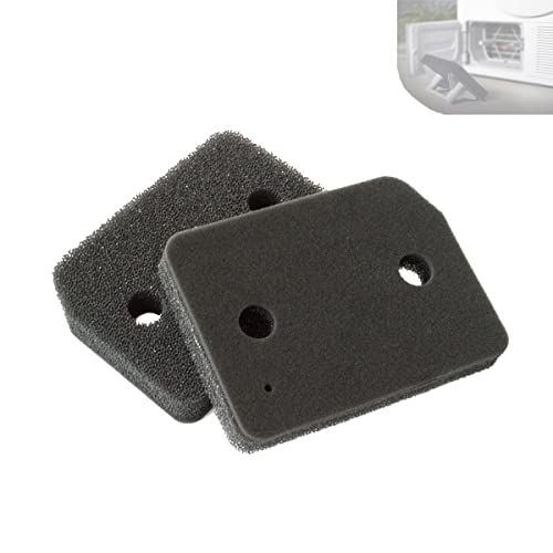 Eucteje 2 filtros para secadora de repuesto, filtro de esponja, filtro fino, accesorios compatibles con Miele 9164761, secadora de condensación, piezas de repuesto 207x157x30 mm Cover