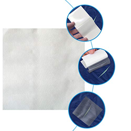 ABOOFAN 10 peças de fita adesiva de reparo de piscina inflável remendo de fita de reparo de cama de