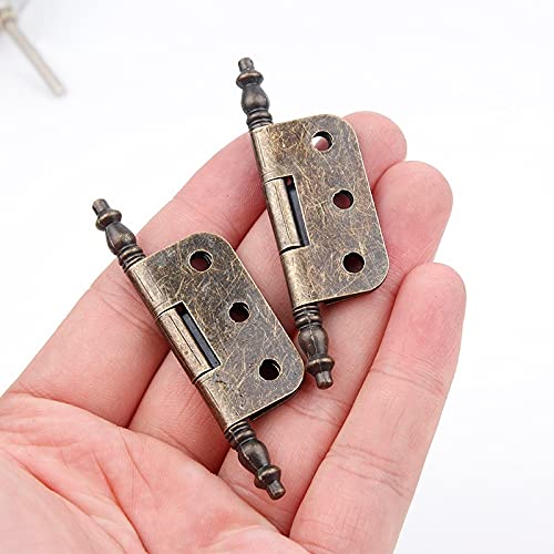 Charnières de porte pour réparer et renforcer une boîte à bijoux instable en bois