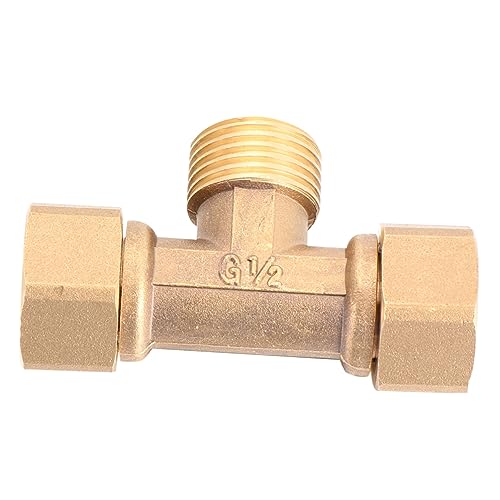 iplusmile Conector Dorado para Calentador Conexión De Espesor para Agua Conector para Uso Baño