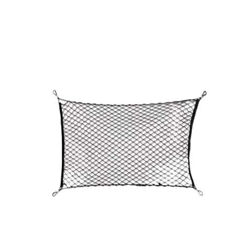 Filet de rangement pour coffre de voiture élastique 70x70 cm avec crochets