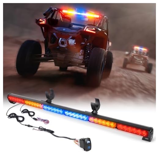 Xprite 36" Rear LED Chase Light Bars, w/Strobe Brake Reverse Turn Signal