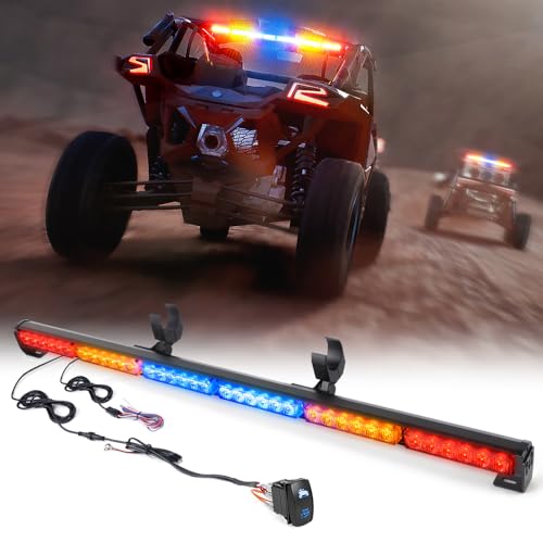 Xprite 36" Rear LED Chase Light Bars, All in One w/Strobe Brake Reverse Light for Jeeps, Yamaha, Can-Am Maverick X3, ATV, UTV, Side by Side and Offroad Vehicles - RYBBYR by Xprite - Used condition - US$77.40