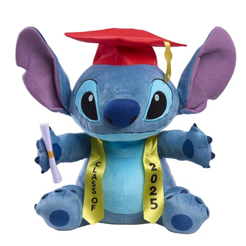 Justplaydisneystitchclassof2025graduation13inchlargeplushstitchstuffedanimalbluealienkidstoysforages2up Urban Country Home Decor Just play disney stitch class of 2025 graduation 13 inch large plush stitch stuffed animal blue alien kids toys for ages 2 up urban country home decor