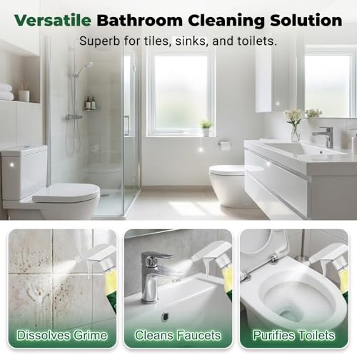 Image of Oxalic Acid Cleaner Spray, 2026 New Stain Remover, Multi-purpose Tile Cleaner for Bathroom Kitchen, Porcelain Cleaner Solution for Home (1)