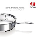 Beka Chef Stainless Steel Sauté Pan with Lid 24 cm - Image 2