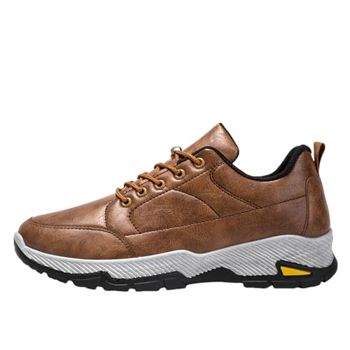 Chaussures de sport orthopédiques homme en cuir contre les douleurs de pieds lors de la course