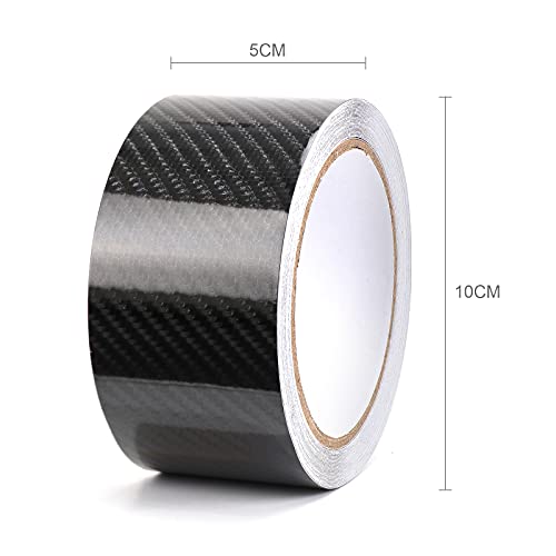 Kaliwa Carbon Folie 5cm x 900cm, selbstklebend für Auto und mehr