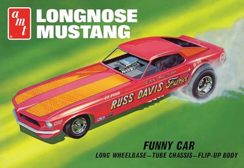 Kit modelo 1:25 Ford Mustang Long Nose Funny Car miniatura 5