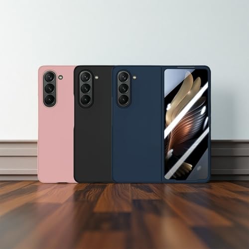 Image of amazon basics Liquid Silicone Case Cover for Samsung Galaxy Z Fold 6 (Blue)