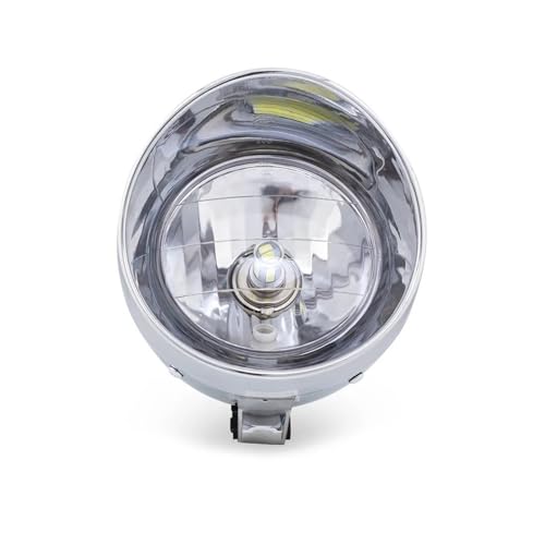Ensemble phares moto d'exception finition chrome bullet 6.5