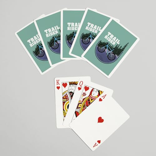 Baraja de naipes Lantern Press Trail Rider Poker 52 cartas miniatura 7