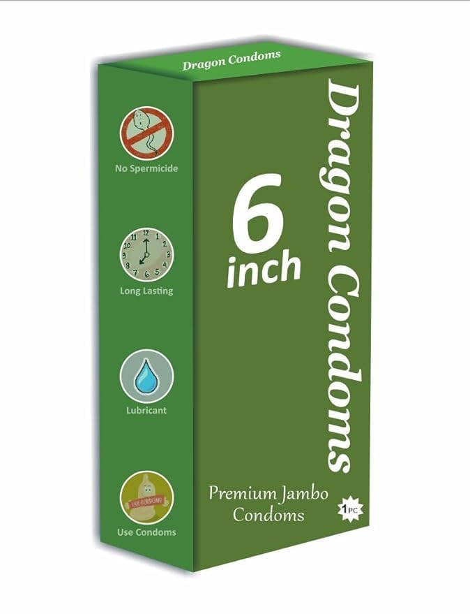 Dragon Condome For Men 6-inch Durable Size Skin-Friendly Silicone Comfortable Fit – Single Piece | Ultra Soft | Long Lasted | Extra size-image-27