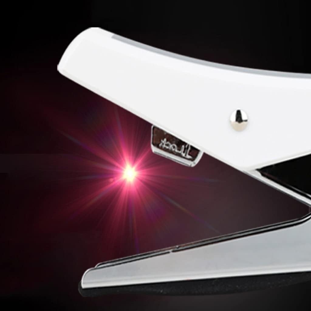Spillatrice Pinzatrice Ufficio Cucitrice Portatile da Tavolo Adatta for Accessori da Scrivania Cucitrice Standard Multifunzione Cucitrice per Scrivania(White)