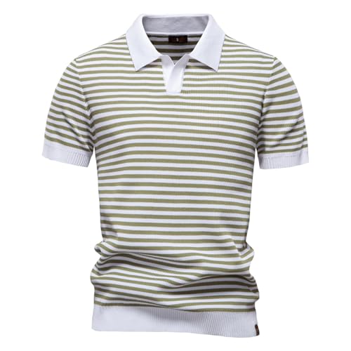 Polo rayé homme à manches courtes et col contrasté coupe classique - 2