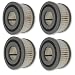 4 Dirt Devil F15 HEPA Filter Generic Part By ZVac. Replaces Part Numbers F-15, 1-SS0150-000, 3-SS0150-001, 1SS0150000 Fits: Extreme Quick Vac M084505, Easy Clean UD40045, Easy Lite Quick Vacuum UD4023