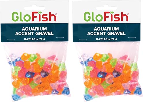 Image of GloFish Accent Gravel for Aquariums, 2.8 Oz (Pack of 2)