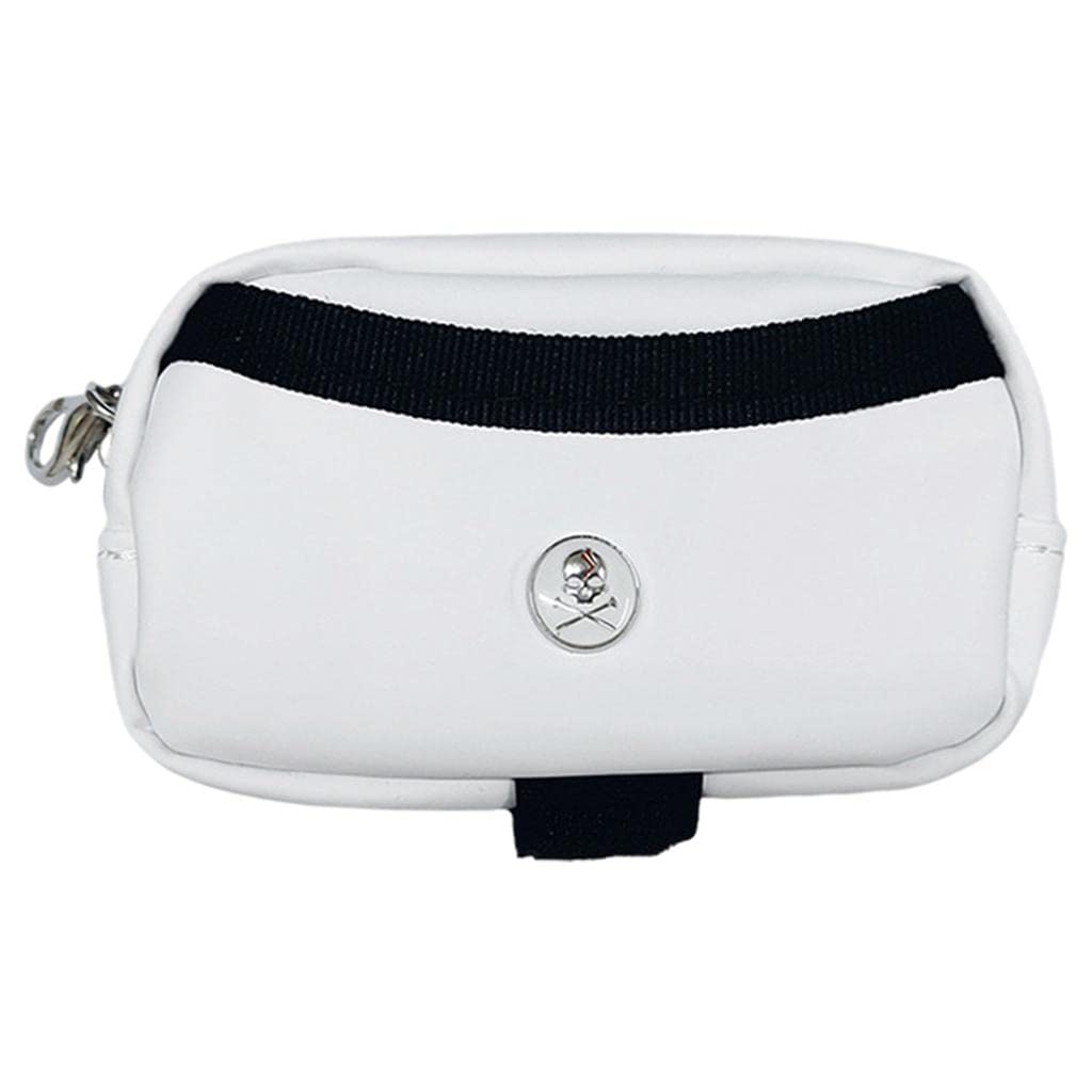 UJEAVETTE® Golf Ball Carry Bag Small Portable Waterproof Golf Ball Holder Sack White-image-18