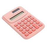 HOMSFOU Calculadora Portátil Pequeña de Oficina Calculadora Electrónica para Estudiantes Colores Dulces Versátil