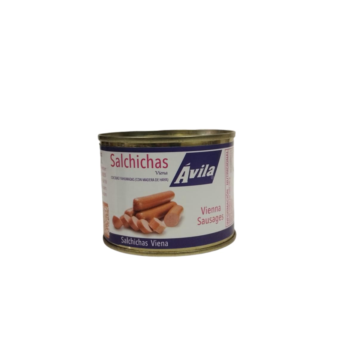 Salchichas Viena En Lata - Ávila - Cocinadas y Ahumadas (Con madera de haya) - 210 g