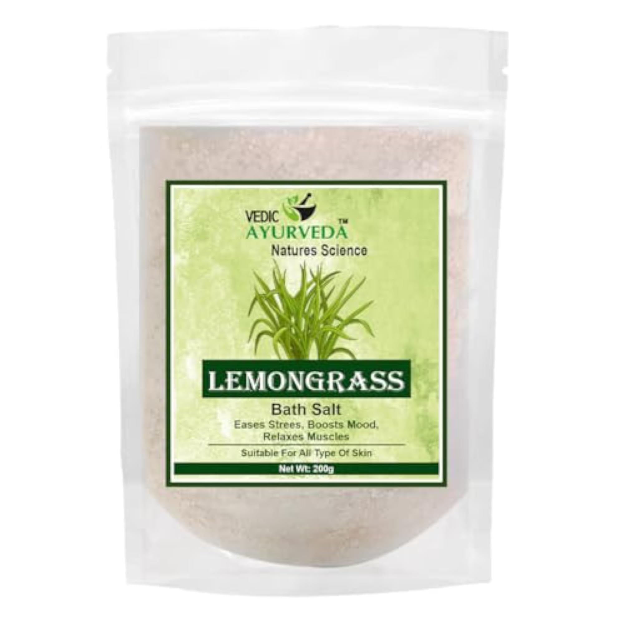 Dead Sea Salt & Lemongrass Bath Salt Combo Pack for Relaxation