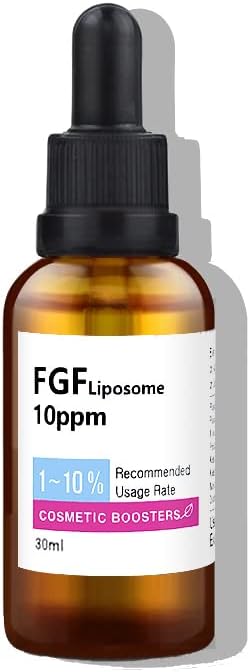 [ FGF Liposome 30ml] Cosmetic Ingredient - FGF Liposome 10ppm ampoule 30ml(1 fl. oz) | Cosmetic Grade | Skin Repair & Boosts the synthesis of collagen & Anti Wrinkle