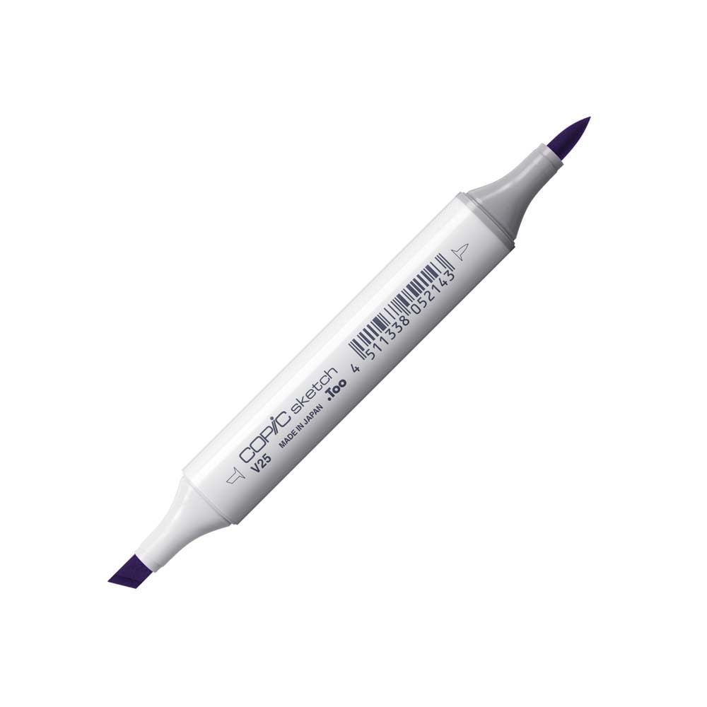 Copic Sketch Marker Pen - V25 - Pale Blackberry - Refillable Marker Pen