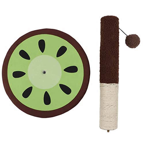 Suprimentos para Gatos Brinquedos para Gatos, Kiwi Sisal Arranhador Vertical para Gatos Com Bola par