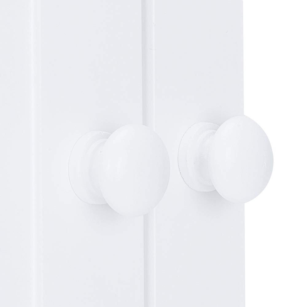 Bathroom Wall Cabinet Medicine Cabinet 2 Door Wall Mounted Storage Cabinet (19.09 x 5.71 x 25.2), White