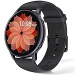 Smartwatch Herren, 1,3 Zoll Touchscreen Smart Watch Damen, IP68 Wasserdicht Smartwatches Schrittzähler mit Herzfrequenz,Whatsapp, SpO2, Schlafmonitor, für iOS und Android