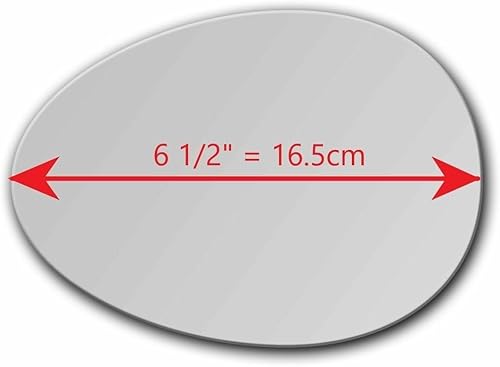 Miniatura 2 de Nuevo espejo de repuesto con adhesivo de tamaño completo para Mini Cooper Driver 2007-2013 Vista lateral izquierda izquierda izquierda Ver notas Más