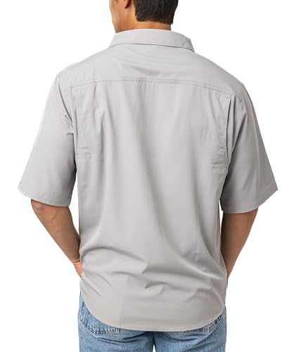 Realtree Men's Short Sleeve Performance Tech Vented UPF 50+ Sun Protection Fishing Shirts3